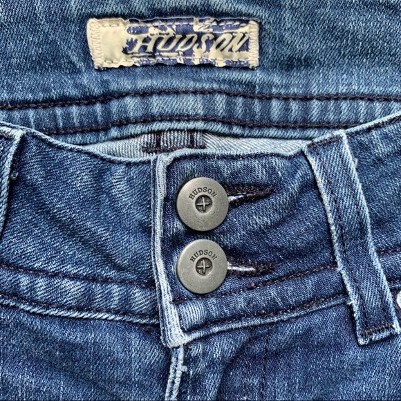 Hudson Slim Bootcut Flare Med Dark Wash GLO 32” - Picture 6 of 12